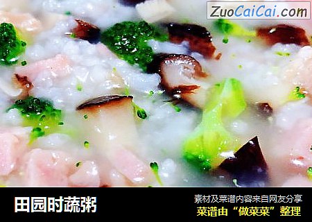 田园时蔬粥