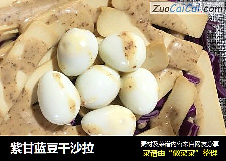 紫甘蓝豆干沙拉