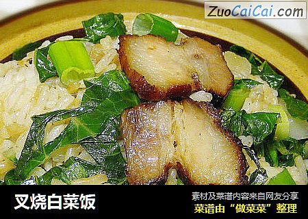 叉烧白菜饭