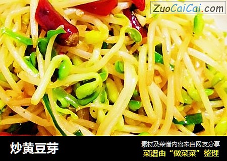 炒黄豆芽