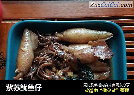 紫苏鱿鱼仔