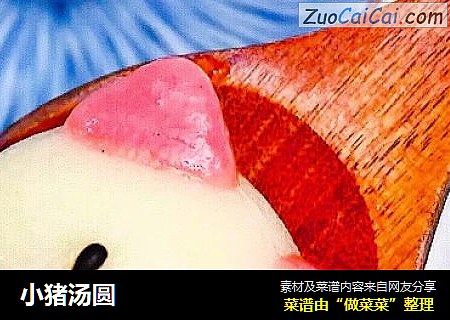 小猪汤圆