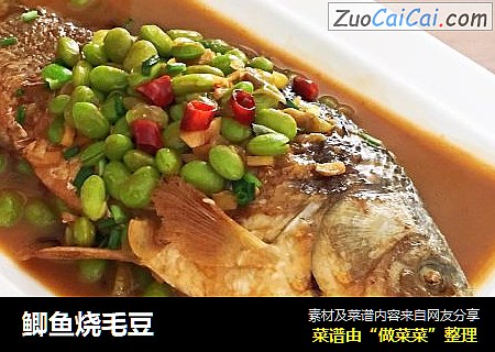 鲫鱼烧毛豆