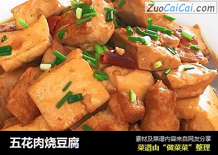 五花肉烧豆腐