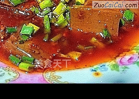 醋熘鸡血