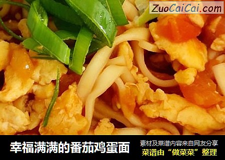 幸福满满的番茄鸡蛋面