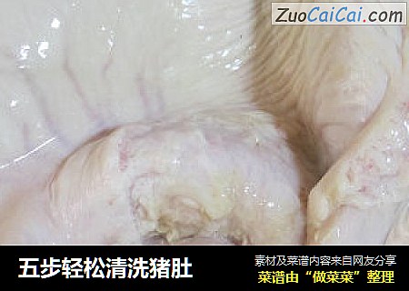 五步轻松清洗猪肚