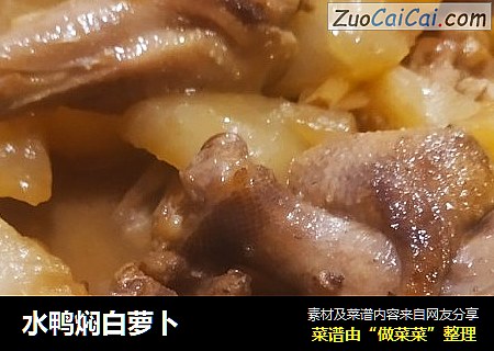 水鸭焖白萝卜