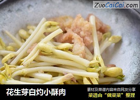 花生芽白灼小酥肉