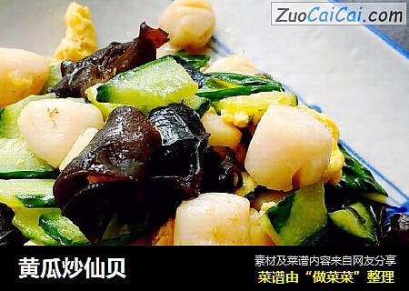 黄瓜炒仙贝