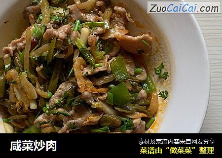 咸菜炒肉