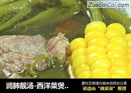 润肺靓汤-西洋菜煲猪骨汤