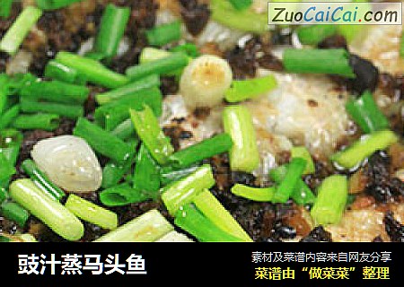 豉汁蒸马头鱼