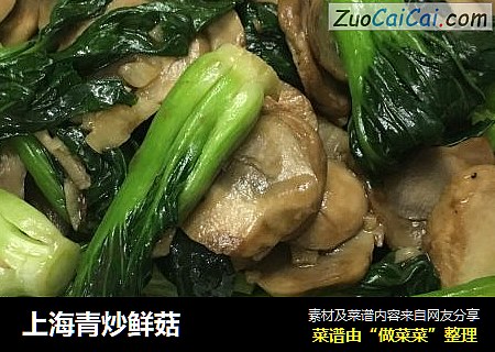 上海青炒鲜菇