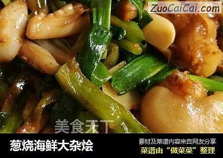 葱烧海鲜大杂烩