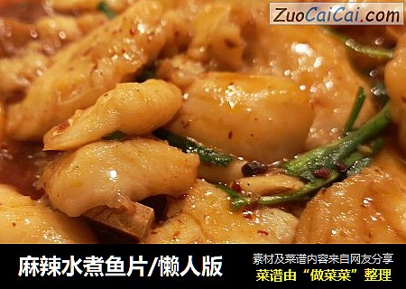 麻辣水煮鱼片/懒人版