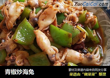 青椒炒海兔
