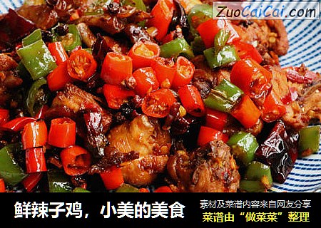 鲜辣子鸡，小美的美食