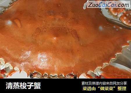 清蒸梭子蟹