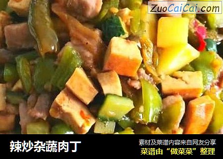 辣炒杂蔬肉丁