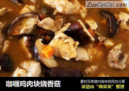 咖喱鸡肉块烧香菇