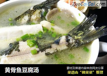 黄骨鱼豆腐汤