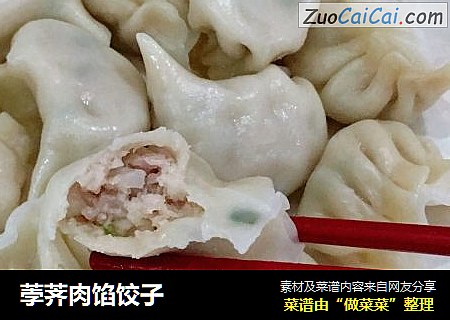 荸荠肉馅饺子