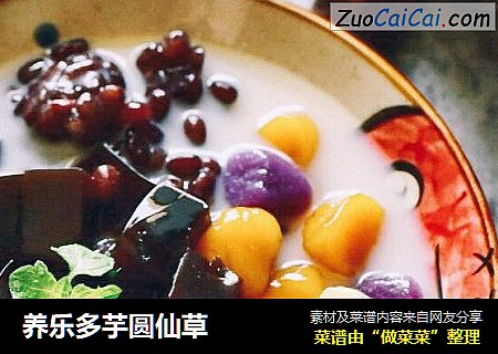 养乐多芋圆仙草