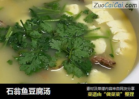石翁鱼豆腐汤