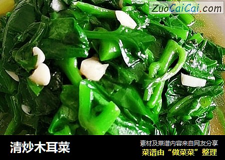 清炒木耳菜