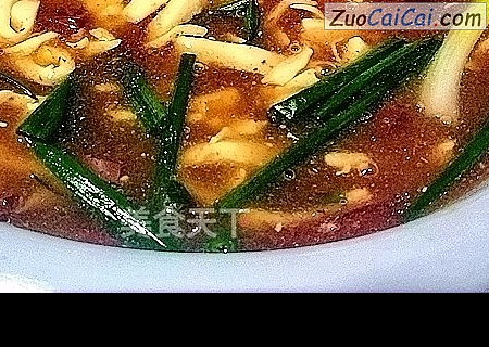 黑白豆腐羹