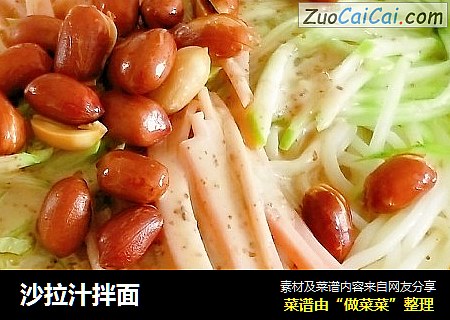 沙拉汁拌面