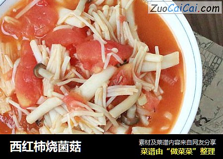 西红柿烧菌菇