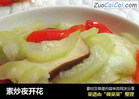 素炒夜开花