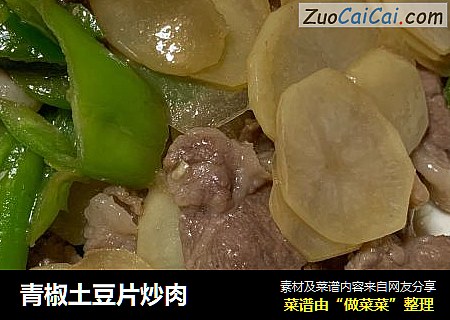 青椒土豆片炒肉