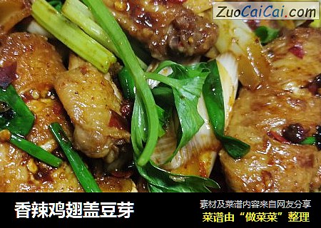 香辣鸡翅盖豆芽