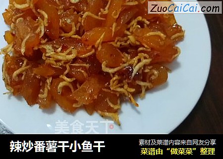 辣炒番薯干小鱼干