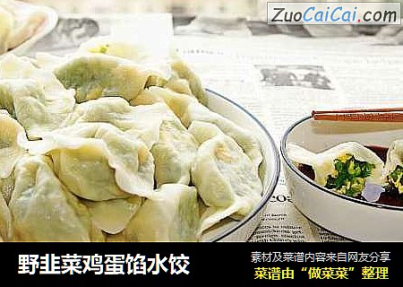 野韭菜鸡蛋馅水饺