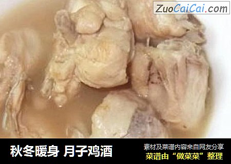 秋冬暖身月子鸡酒