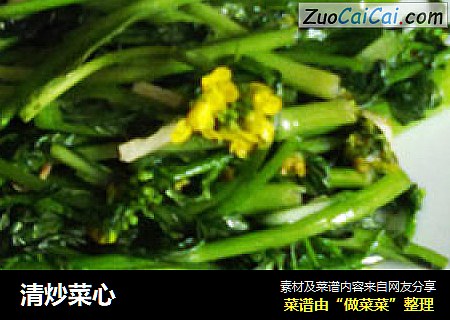清炒菜心