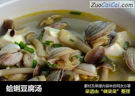 蛤蜊豆腐汤