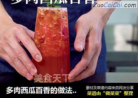 多肉西瓜百香的做法窍门