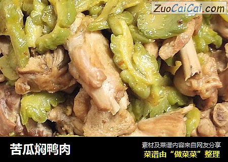 苦瓜焖鸭肉