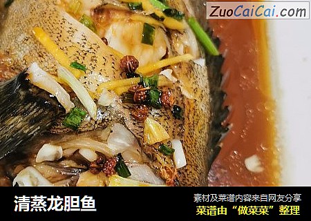 清蒸龙胆鱼