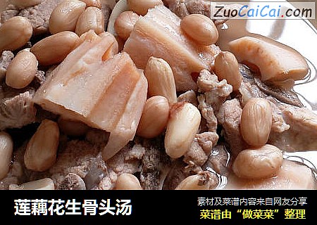 莲藕花生骨头汤