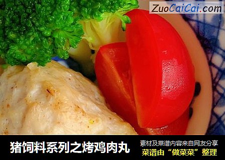 猪饲料系列之烤鸡肉丸