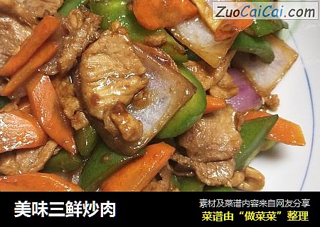 美味三鲜炒肉