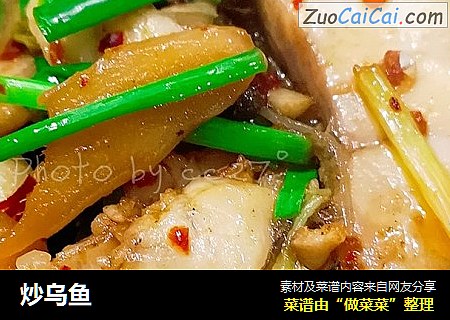 炒乌鱼