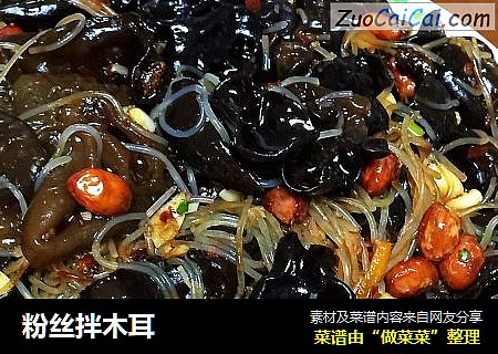 粉丝拌木耳