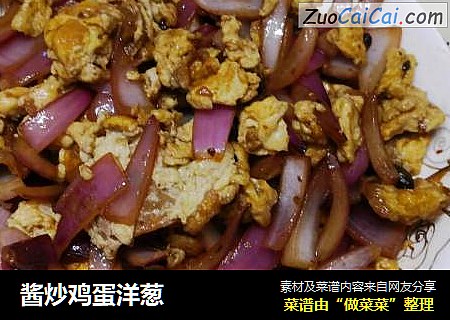 酱炒鸡蛋洋葱